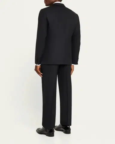 Brioni Men's Solid Wool Tuxedo | Thumbnail 7 Brioni Men's Solid Wool Tuxedo | Thumbnail 7