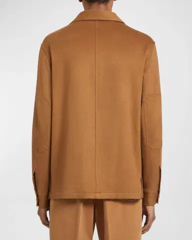 Zegna Men's Cashmere Overshirt | Thumbnail 2 Zegna Men's Cashmere Overshirt | Thumbnail 2