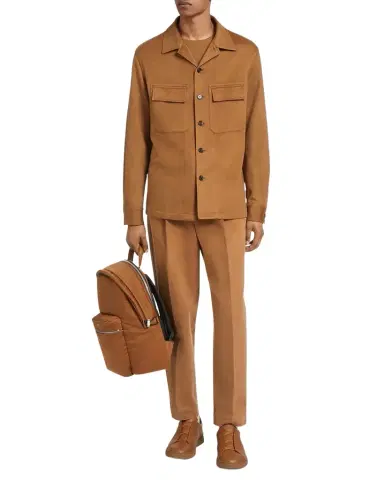 Zegna Men's Cashmere Overshirt | Thumbnail 1 Zegna Men's Cashmere Overshirt | Thumbnail 1
