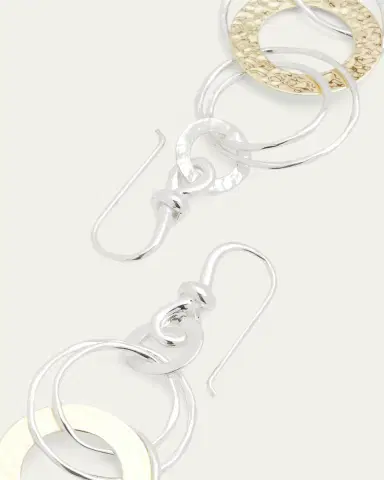 Ippolita Hammered Jet Set Earrings in Chimera | Thumbnail 4 Ippolita Hammered Jet Set Earrings in Chimera | Thumbnail 4
