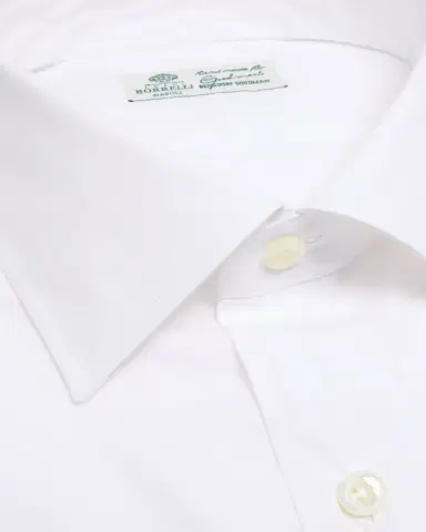 Borrelli Men's Cotton Dress Shirt | Thumbnail 2 Borrelli Men's Cotton Dress Shirt | Thumbnail 2
