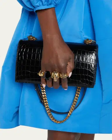 Alexander McQueen Jeweled Satchel Bag | Thumbnail 2 Alexander McQueen Jeweled Satchel Bag | Thumbnail 2