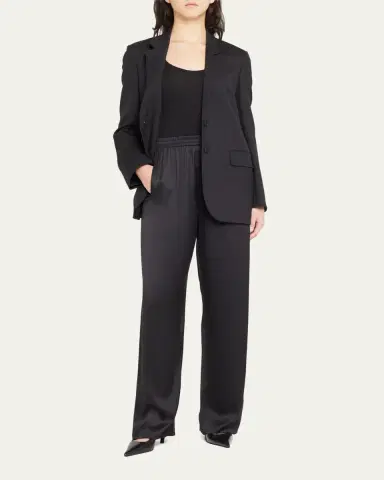 Giorgio Armani Classic Silk Trousers | Thumbnail 2 Giorgio Armani Classic Silk Trousers | Thumbnail 2