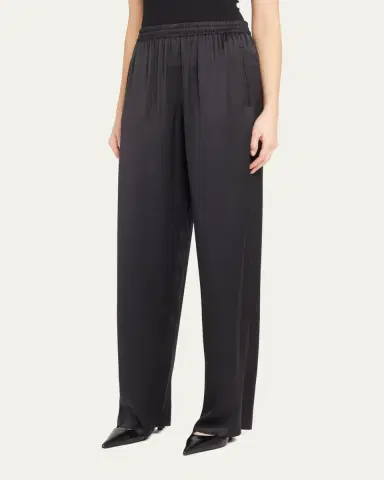 Giorgio Armani Classic Silk Trousers | Thumbnail 4 Giorgio Armani Classic Silk Trousers | Thumbnail 4