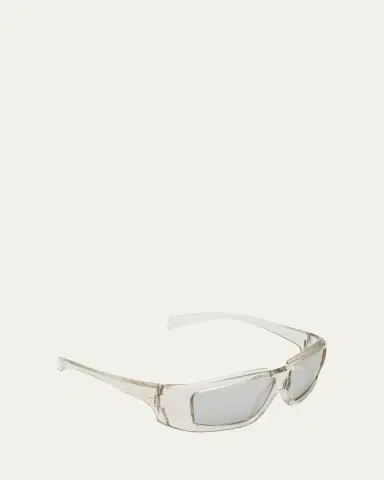 Rick Owens Men's Rick Clear Frame Square Sunglasses | Thumbnail 2 Rick Owens Men's Rick Clear Frame Square Sunglasses | Thumbnail 2