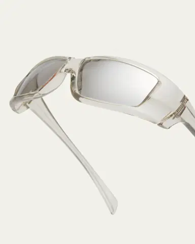 Rick Owens Men's Rick Clear Frame Square Sunglasses | Thumbnail 3 Rick Owens Men's Rick Clear Frame Square Sunglasses | Thumbnail 3