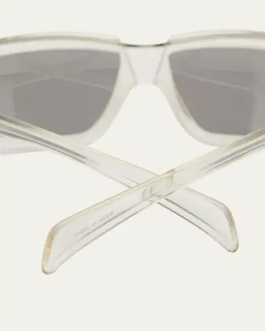 Rick Owens Men's Rick Clear Frame Square Sunglasses | Thumbnail 4 Rick Owens Men's Rick Clear Frame Square Sunglasses | Thumbnail 4