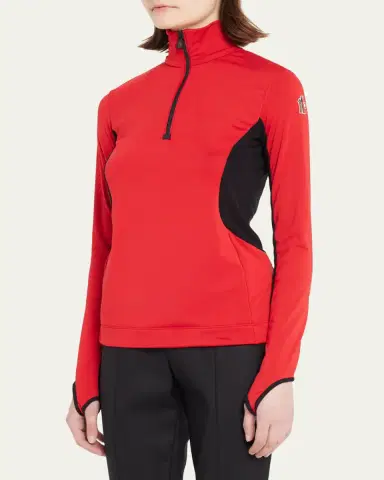Moncler Grenoble Half-Zip Pullover Sweater | Thumbnail 4 Moncler Grenoble Half-Zip Pullover Sweater | Thumbnail 4
