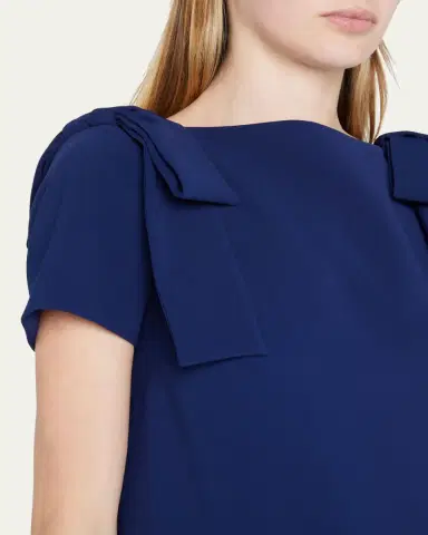 Carolina Herrera Bow Detail Shift Dress | Thumbnail 9 Carolina Herrera Bow Detail Shift Dress | Thumbnail 9