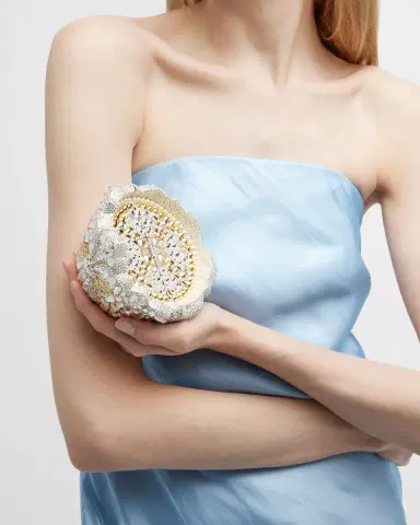 Judith Leiber Couture Crown Allover Crystal Minaudiere | Thumbnail 3 Judith Leiber Couture Crown Allover Crystal Minaudiere | Thumbnail 3