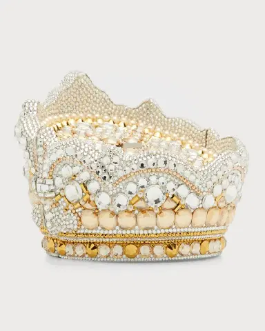 Judith Leiber Couture Crown Allover Crystal Minaudiere | Thumbnail 6 Judith Leiber Couture Crown Allover Crystal Minaudiere | Thumbnail 6