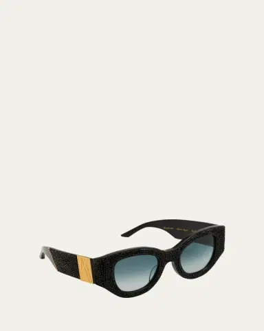 Anna-Karin Karlsson Lucky Goes to Vegas Crystals & Acetate Cat-Eye Sunglasses | Thumbnail 2 Anna-Karin Karlsson Lucky Goes to Vegas Crystals & Acetate Cat-Eye Sunglasses | Thumbnail 2
