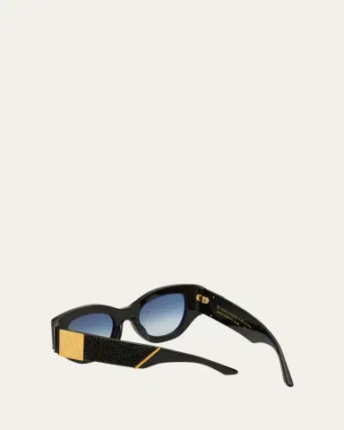 Anna-Karin Karlsson Lucky Goes to Vegas Crystals & Acetate Cat-Eye Sunglasses | Thumbnail 3 Anna-Karin Karlsson Lucky Goes to Vegas Crystals & Acetate Cat-Eye Sunglasses | Thumbnail 3