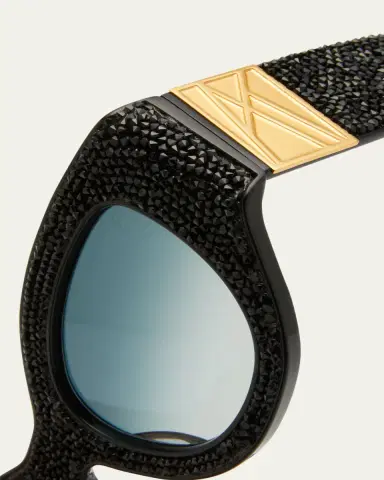 Anna-Karin Karlsson Lucky Goes to Vegas Crystals & Acetate Cat-Eye Sunglasses | Thumbnail 4 Anna-Karin Karlsson Lucky Goes to Vegas Crystals & Acetate Cat-Eye Sunglasses | Thumbnail 4