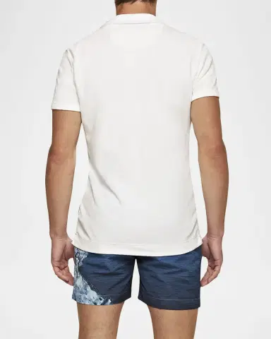 Orlebar Brown Men's Cotton Terry Polo Shirt | Thumbnail 2 Orlebar Brown Men's Cotton Terry Polo Shirt | Thumbnail 2