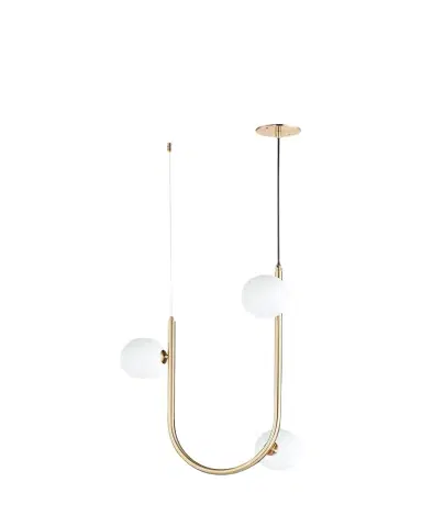Studio M Nina Magon Design from Contour 3-Light Cord Hung Pendant 3000K | Thumbnail 1 Studio M Nina Magon Design from Contour 3-Light Cord Hung Pendant 3000K | Thumbnail 1