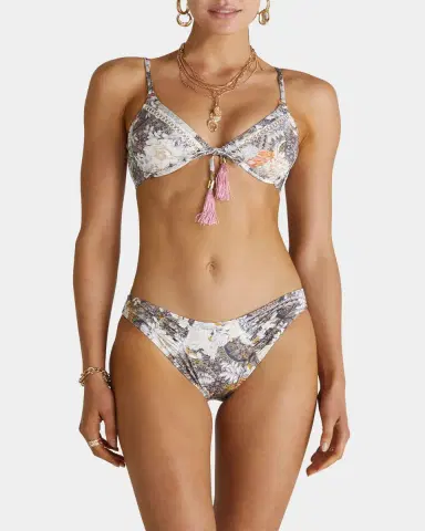 Aqua Blu Australia Crawford Floral Tassel-Tie Bikini Top | Thumbnail 2 Aqua Blu Australia Crawford Floral Tassel-Tie Bikini Top | Thumbnail 2