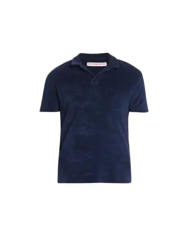 Orlebar Brown Men's Cotton Terry Polo Shirt | Thumbnail 1 Orlebar Brown Men's Cotton Terry Polo Shirt | Thumbnail 1