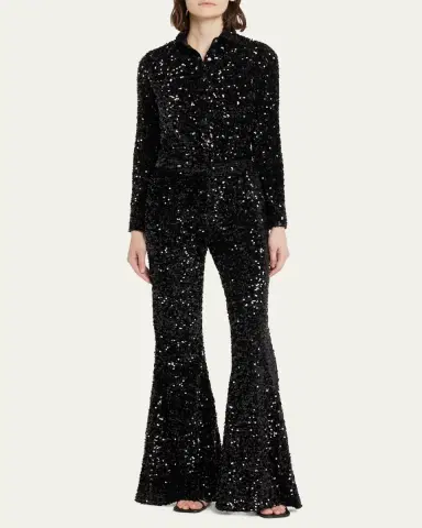 Coût De La Liberté Sequined Button Down Shirt | Thumbnail 2 Coût De La Liberté Sequined Button Down Shirt | Thumbnail 2