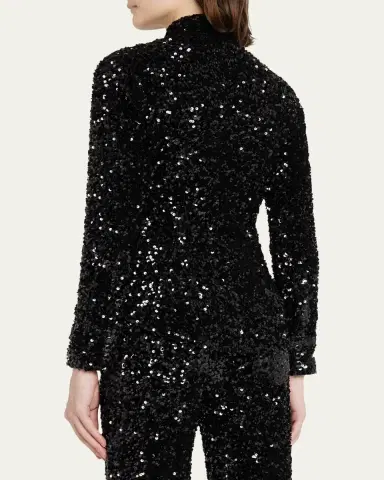 Coût De La Liberté Sequined Button Down Shirt | Thumbnail 3 Coût De La Liberté Sequined Button Down Shirt | Thumbnail 3