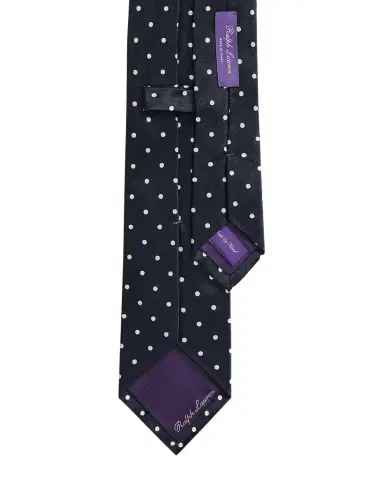Ralph Lauren Purple Label Polka-Dot Silk Satin Tie | Thumbnail 1 Ralph Lauren Purple Label Polka-Dot Silk Satin Tie | Thumbnail 1
