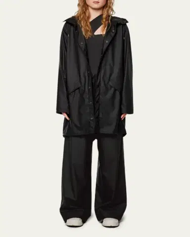 Rains Long Snap-Front Jacket | Thumbnail 6 Rains Long Snap-Front Jacket | Thumbnail 6