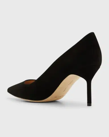 Manolo Blahnik BB 70mm Suede Stiletto Pumps | Thumbnail 3 Manolo Blahnik BB 70mm Suede Stiletto Pumps | Thumbnail 3