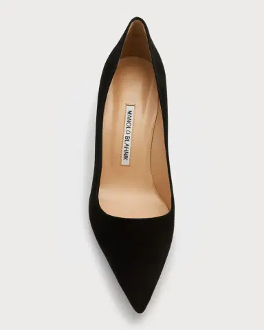 Manolo Blahnik BB 70mm Suede Stiletto Pumps | Thumbnail 4 Manolo Blahnik BB 70mm Suede Stiletto Pumps | Thumbnail 4