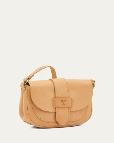 Il Bisonte Alloro Saddle Vachetta Leather Crossbody Bag | Thumbnail 4 Il Bisonte Alloro Saddle Vachetta Leather Crossbody Bag | Thumbnail 4