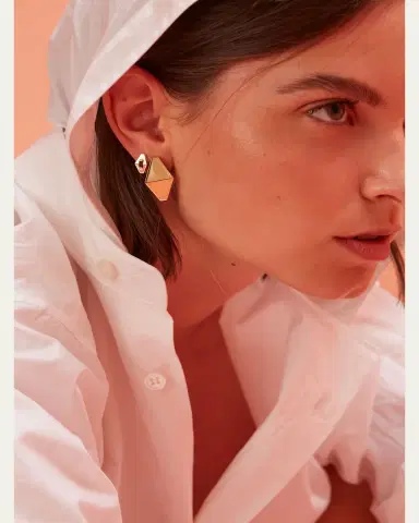 Aliita Deco Rombo Earrings | Thumbnail 2 Aliita Deco Rombo Earrings | Thumbnail 2
