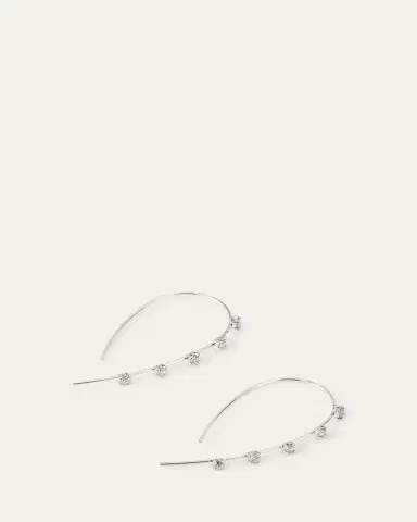 Lana 14K Gold Small Multi Solo Hooked on Hoop Earrings | Thumbnail 3 Lana 14K Gold Small Multi Solo Hooked on Hoop Earrings | Thumbnail 3