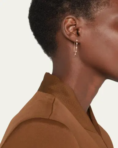 Lana 14K Gold Small Multi Solo Hooked on Hoop Earrings | Thumbnail 6 Lana 14K Gold Small Multi Solo Hooked on Hoop Earrings | Thumbnail 6