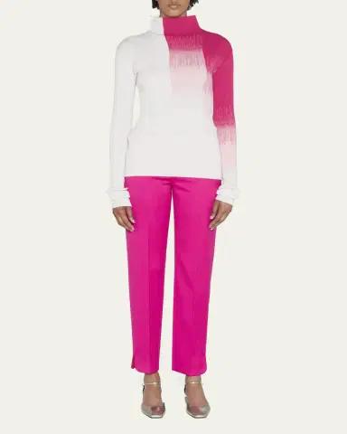 Giorgio Armani Ribbed Ombre Turtleneck Sweater | Thumbnail 6 Giorgio Armani Ribbed Ombre Turtleneck Sweater | Thumbnail 6