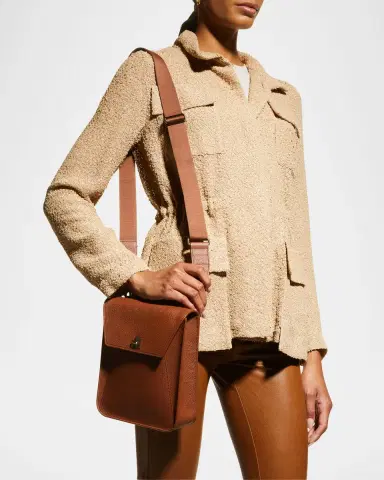 Akris Anouk Small Leather Messenger Bag | Thumbnail 3 Akris Anouk Small Leather Messenger Bag | Thumbnail 3