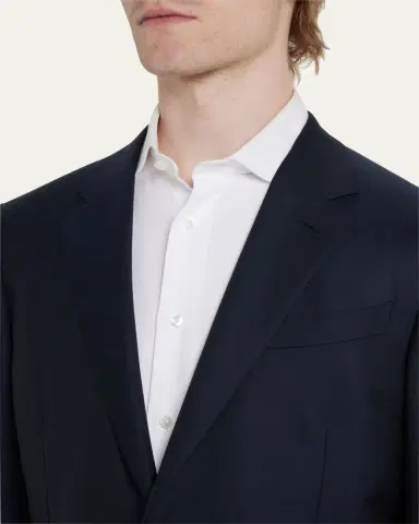 Zegna Men's 15milmil15 Micro-Check Wool Suit | Thumbnail 5 Zegna Men's 15milmil15 Micro-Check Wool Suit | Thumbnail 5
