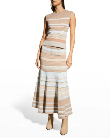 Giorgio Armani Striped Knit Top | Thumbnail 3 Giorgio Armani Striped Knit Top | Thumbnail 3
