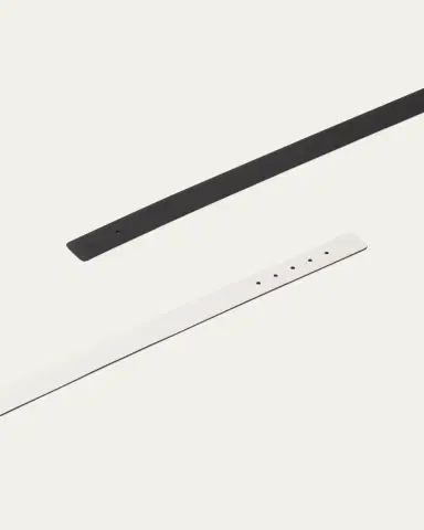 Prada Men's Reversible Saffiano Leather Belt Strap | Thumbnail 3 Prada Men's Reversible Saffiano Leather Belt Strap | Thumbnail 3