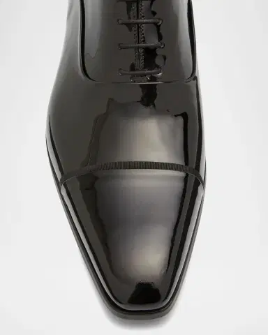 Magnanni Men's Jadiel Patent Cap-Toe Oxfords | Thumbnail 6 Magnanni Men's Jadiel Patent Cap-Toe Oxfords | Thumbnail 6