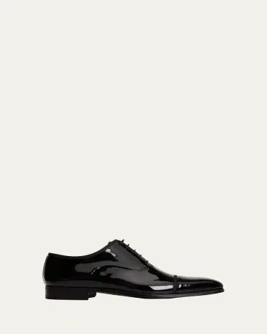 Magnanni Men's Jadiel Patent Cap-Toe Oxfords | Thumbnail 7 Magnanni Men's Jadiel Patent Cap-Toe Oxfords | Thumbnail 7
