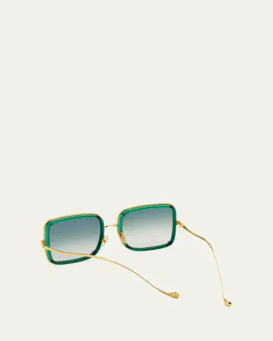 Anna-Karin Karlsson White Moon Square Acetate & Stainless Steel Sunglasses | Thumbnail 4 Anna-Karin Karlsson White Moon Square Acetate & Stainless Steel Sunglasses | Thumbnail 4