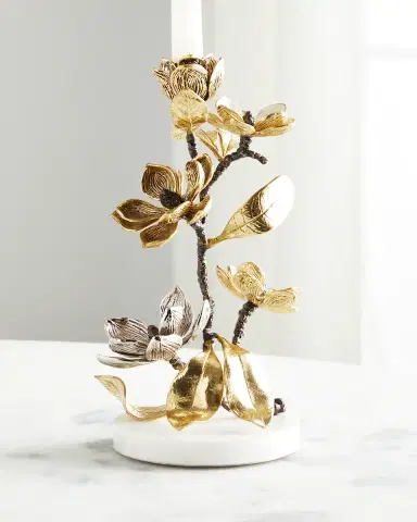 Michael Aram Vintage Bloom 12" Candleholders, Set of 2 | Thumbnail 2 Michael Aram Vintage Bloom 12" Candleholders, Set of 2 | Thumbnail 2
