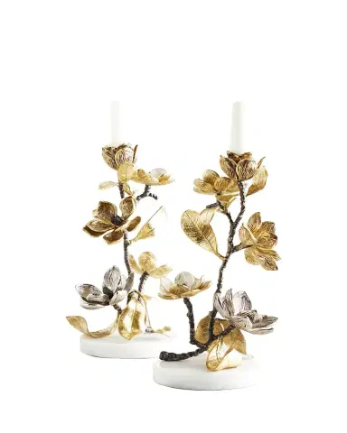 Michael Aram Vintage Bloom 12" Candleholders, Set of 2 | Thumbnail 1 Michael Aram Vintage Bloom 12" Candleholders, Set of 2 | Thumbnail 1