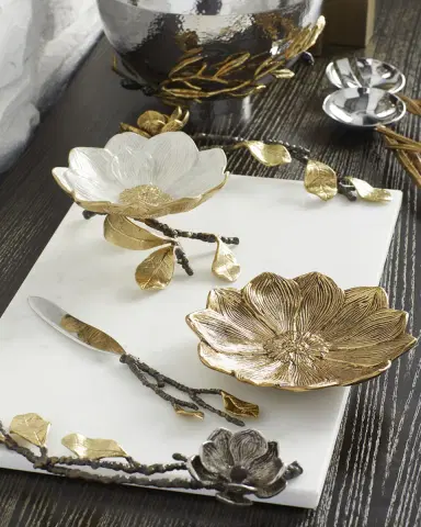 Michael Aram Vintage Bloom Triple Dish | Thumbnail 4 Michael Aram Vintage Bloom Triple Dish | Thumbnail 4