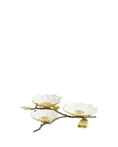 Michael Aram Vintage Bloom Triple Dish | Thumbnail 1 Michael Aram Vintage Bloom Triple Dish | Thumbnail 1