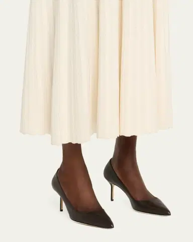 Manolo Blahnik BB 70mm Lambskin Stiletto Pumps | Thumbnail 2 Manolo Blahnik BB 70mm Lambskin Stiletto Pumps | Thumbnail 2