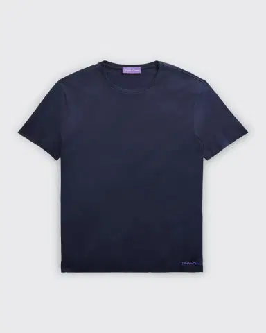 Ralph Lauren Purple Label Men's Short-Sleeve Crewneck T-Shirt | Thumbnail 5 Ralph Lauren Purple Label Men's Short-Sleeve Crewneck T-Shirt | Thumbnail 5
