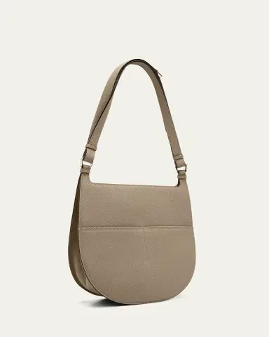 Valextra Saffiano Weekend Hobo Bag | Thumbnail 3 Valextra Saffiano Weekend Hobo Bag | Thumbnail 3