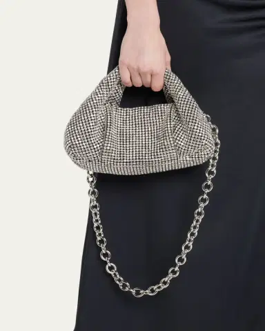 Stuart Weitzman The Moda Mini Shine Crystal Top-Handle Bag | Thumbnail 2 Stuart Weitzman The Moda Mini Shine Crystal Top-Handle Bag | Thumbnail 2