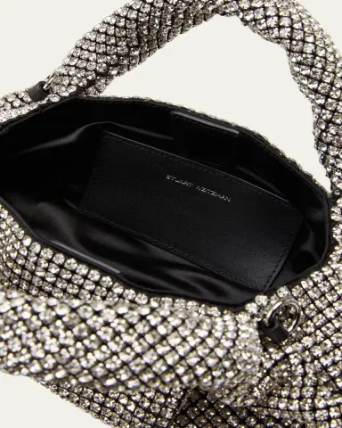 Stuart Weitzman The Moda Mini Shine Crystal Top-Handle Bag | Thumbnail 4 Stuart Weitzman The Moda Mini Shine Crystal Top-Handle Bag | Thumbnail 4
