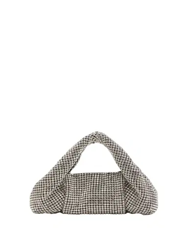 Stuart Weitzman The Moda Mini Shine Crystal Top-Handle Bag | Thumbnail 1 Stuart Weitzman The Moda Mini Shine Crystal Top-Handle Bag | Thumbnail 1